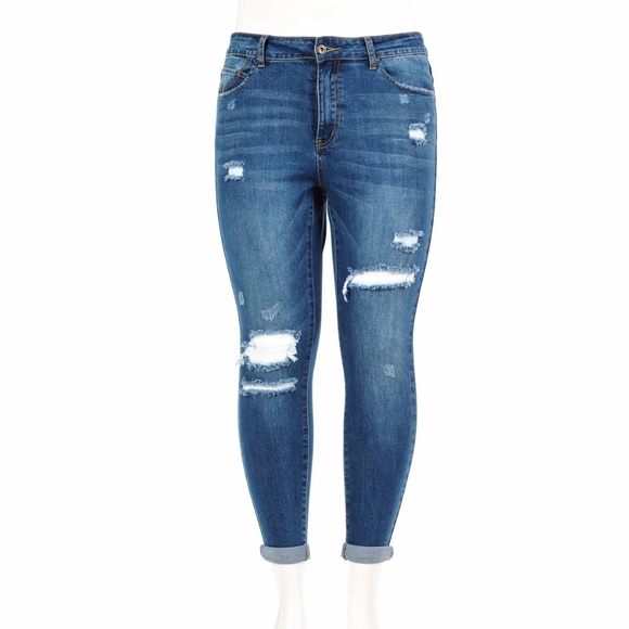 Denim - HIGH WAIST JEANS XL1